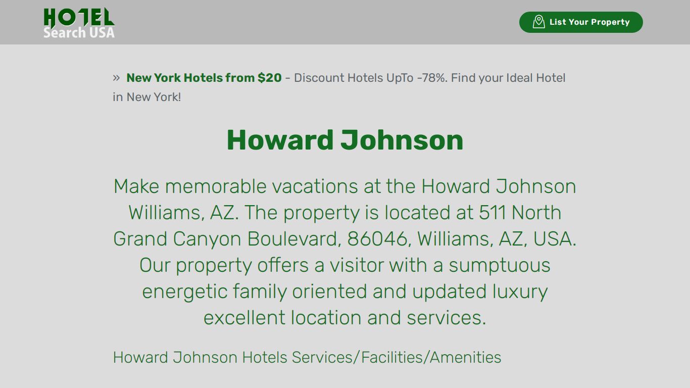 Howard Johnson: Hotels » Williams » AZ » USA